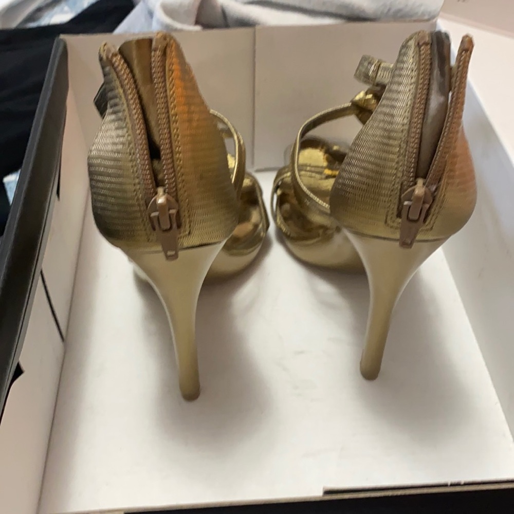 Gold heels